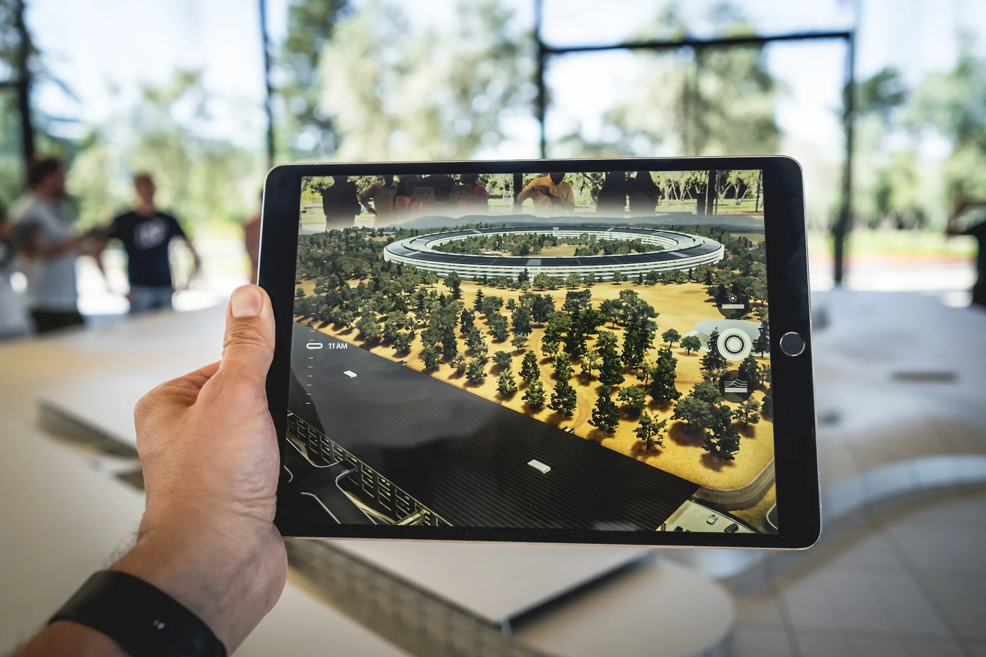 Augmented Reality overlay in architectural design visualization